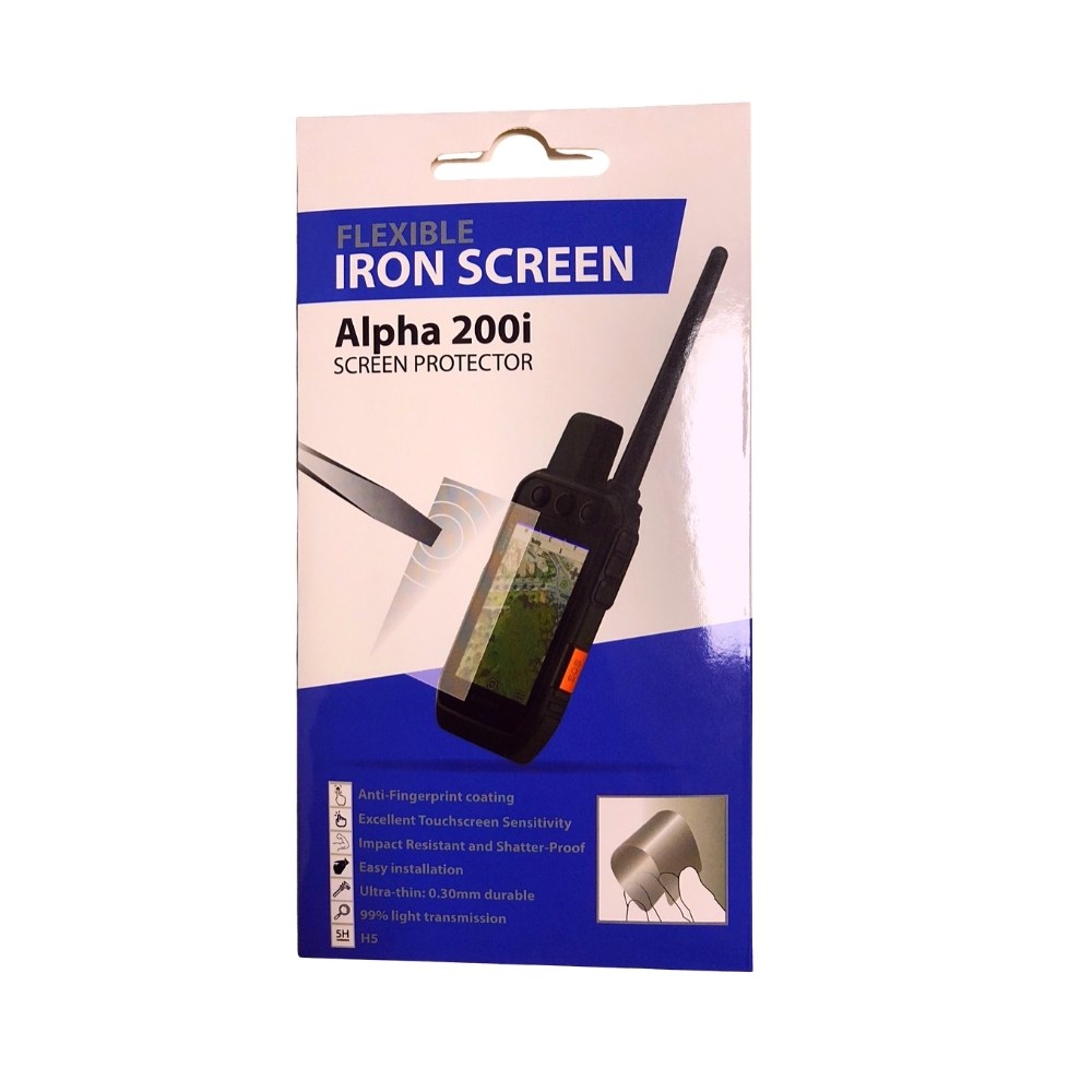 Iron screen Garmin alpha200i